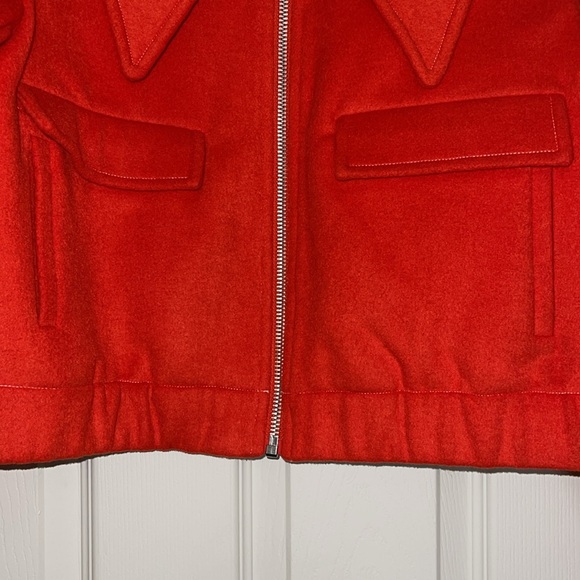 Ganni Cropped Wool Blend Zip Jacket - Picture 5 of 12